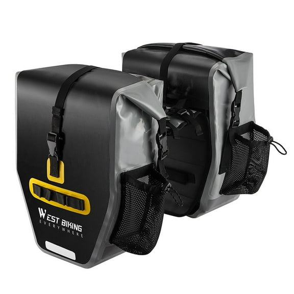 West Biking Waterproof Expandable Large Capacity Bike Rear Seat Bag