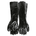 thumbnail image 1 of West Chester 12018/L 18 in. Men's PVC Protective Gloves- Black, Large, 1 of 3