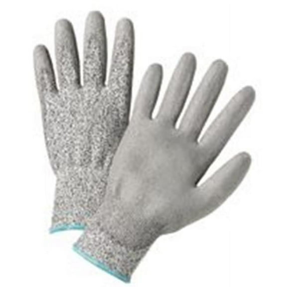 West Chester 715SNFLW Palm Dipped Lunar Foam Nitrile Gloves w/ Knit Wrist 12 Pack Gray, X-Large, White Nylon Shell Gloves