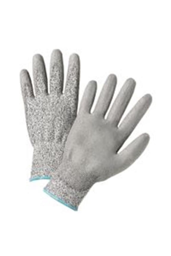 West Chester 715SNFLW Palm Dipped Lunar Foam Nitrile Gloves w/ Knit Wrist 12 Pack Gray, X-Large, White Nylon Shell Gloves