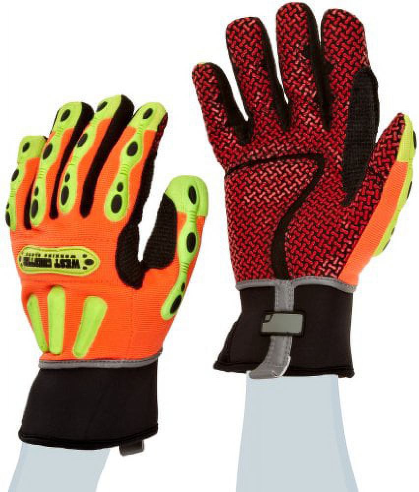 West Chester 86711 Synthetic Leather R2 Winter Glove, Neoprene Band