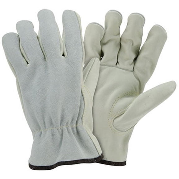 West Chester Grain Cowhide Leather Palm Driver Gloves, XL, 12/DZ (WPG-993K/XL)