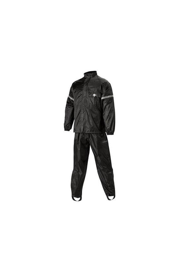 West Chester Holdings 2 Piece PVC Rain Suit, Black - Extra Large