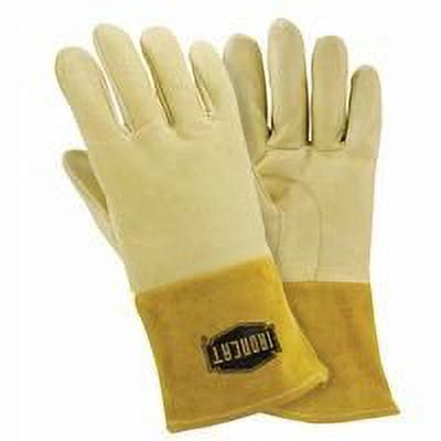 West Chester IronCat MIG/TIG Welding Gloves, Premium Pigskin Leather, Large, Natural -  1 Dozen (813-6010/L)