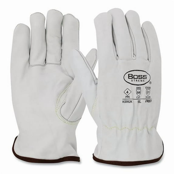 West Chester Medium Cowhide Premium Grain Cut Resistant Gloves