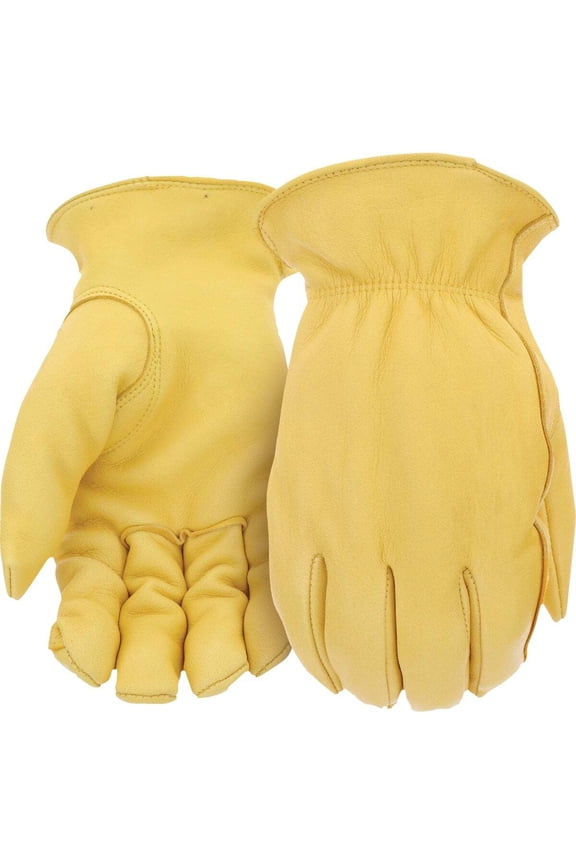 West Chester Men's Medium Grain Deerskin Leather Winter Work Glove