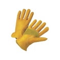 thumbnail image 1 of West Chester Protective Gear Grain Leather Glove - Cowhide - Small, Yellow, 1 of 2