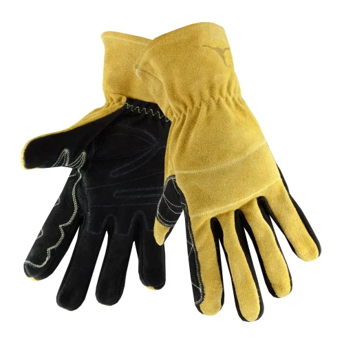 West Chester Rancher'S Work Gloves Leather Palm Nu-Buck Buffalo Driver Gloves Xl