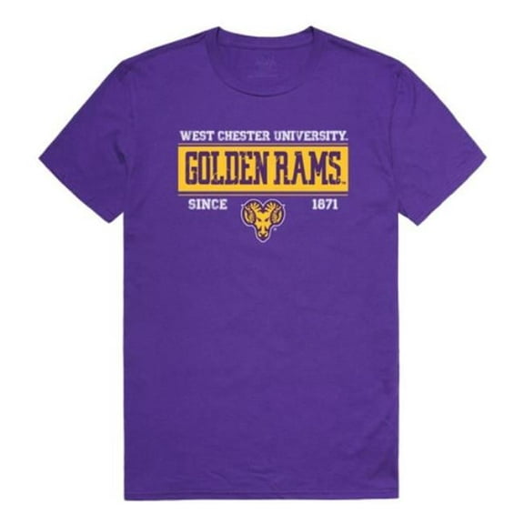 West Chester University Rams College Established T-Shirt, Purple - Small