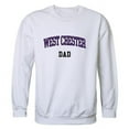 thumbnail image 1 of West Chester University Rams Dad Crewneck Sweatshirt, White - Extra Large, 1 of 1