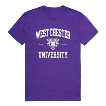 West Chester University Rams Seal College T-Shirt, Purple - Medium