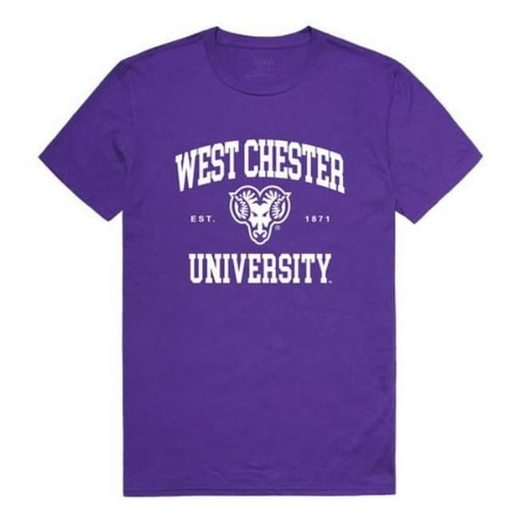 West Chester University Rams Seal College T-Shirt, Purple - Medium