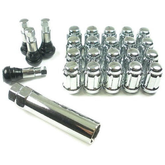 West Coast Accessories W55012S 1/2" Spline Closed End Wheel Lug Nut Installation Kit - 5 Lug