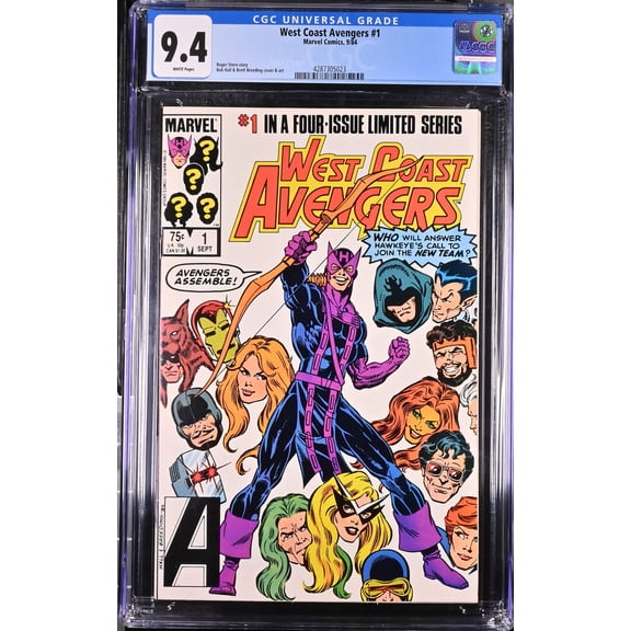 West Coast Avengers #1 - CGC 9.4 Comic Book