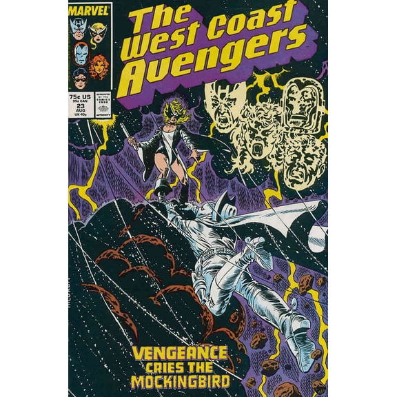 West Coast Avengers #23 VF ; Marvel Comic Book
