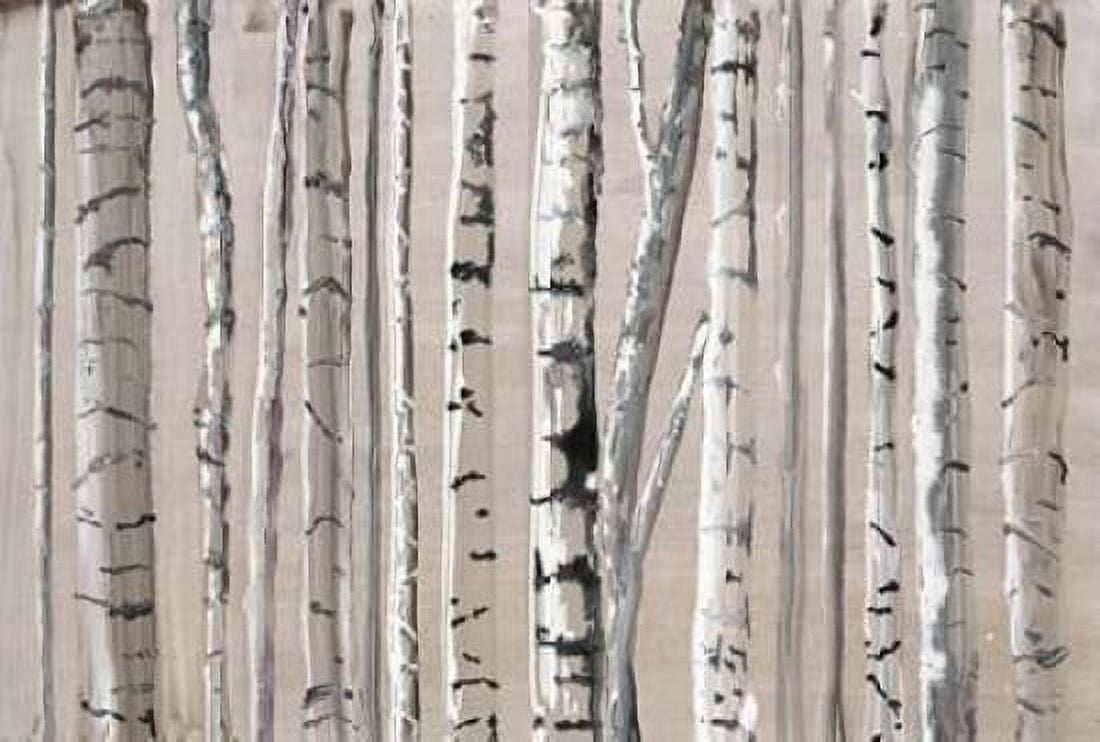 West Coast Birch Canvas Art - Lora Gold (20 x 28)