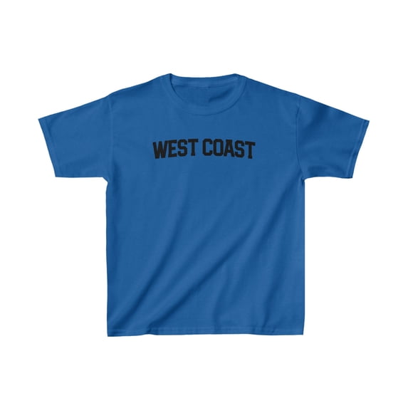 West Coast California Oregon Washington Moving Kids Shirt Gifts Youth Tee
