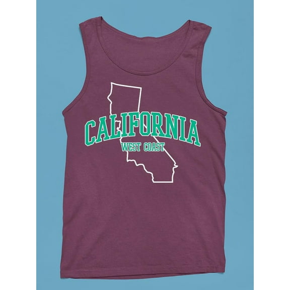 West Coast California Tank Top Men's -SelectDesign