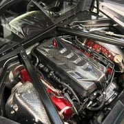 West Coast Corvette C8 Carbon Fiber Engine Cover, Exterior Automotive Accessories