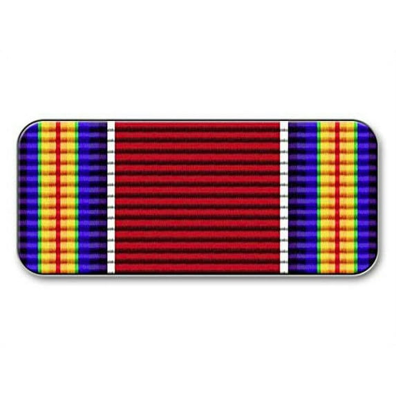 West Coast Curb-N-Sign Big Military Ribbons, Vinyl Sticker, Decals (World War II Victory)