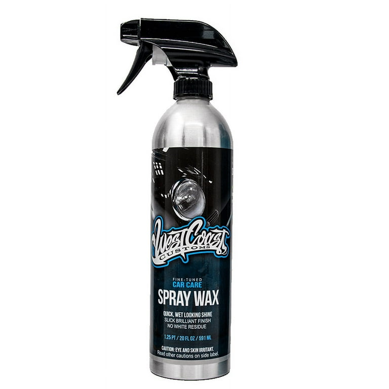 West Coast Customs Spray Wax, 20 oz., Fine-Tuned Car Care, Auto Wax, Car  Wax, Auto Detail, 30110