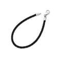 thumbnail image 1 of West Coast Jewelry Women's Silver Plated Clasp Braided Leather Bracelet (3mm) - 8.25", 1 of 3
