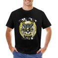 thumbnail image 1 of West Coast Men’s T-Shirt 100% Cotton Casual Short Sleeve Tops Gift Tee Black M, 1 of 2