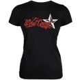 thumbnail image 1 of West Coast Nautical Star Black Juniors Soft T-Shirt - Large, 1 of 1
