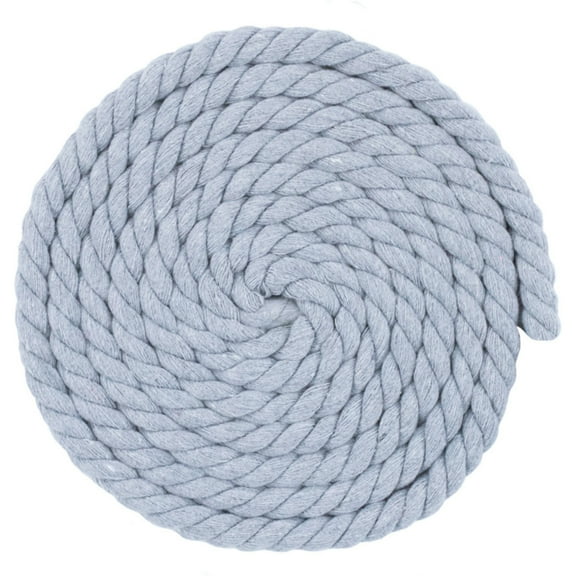 West Coast Paracord 1/2-inch Thick Super Soft Artisan Decorative Twisted 100% Cotton Rope - Multiple Colors and Lengths - Crafting & Macrame