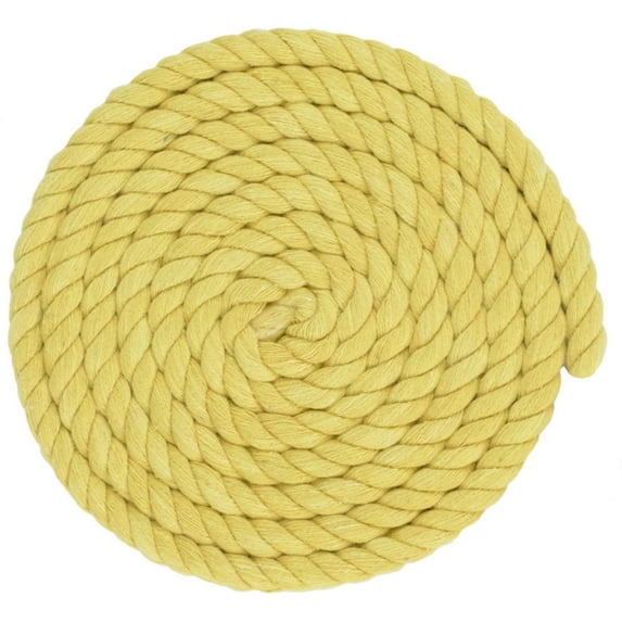 West Coast Paracord 1/2-inch Thick Super Soft Artisan Decorative Twisted 100% Cotton Rope - Multiple Colors and Lengths - Crafting & Macrame