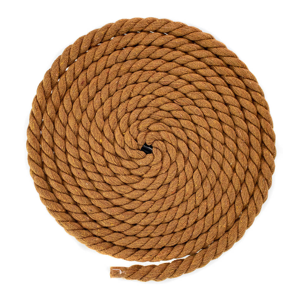 West Coast Paracord Corda In Cotone Naturale Ritorto 3 Fili – Morbida Per Macramè E Decorazioni – Bianco