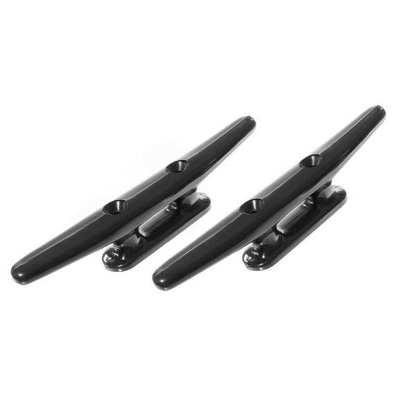 West Coast Paracord 2 Pack of Marine 6 Inch Flat Top Hollow Anchor Dock Cleat