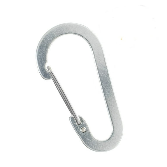 West Coast Paracord 2 inch Lightweight Durable Wire Gate Aluminum Carabiner - Keychain, Recreational, Strapping