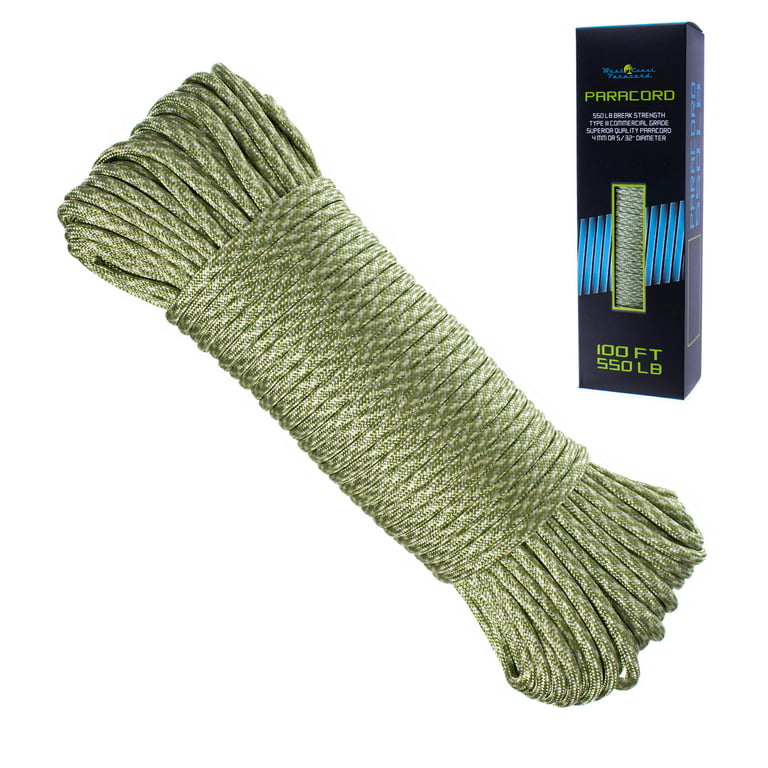 West Coast Paracord 550 Paracord - Type III Parachute Cord - 100