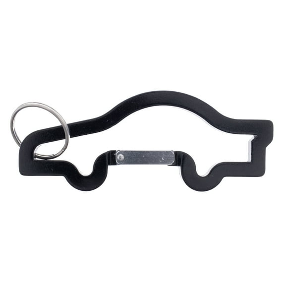 West Coast Paracord Aluminum Carabiner Key Clip & Bottle Openers with Split Key Ring - Multiple Fun Shapes & Colors