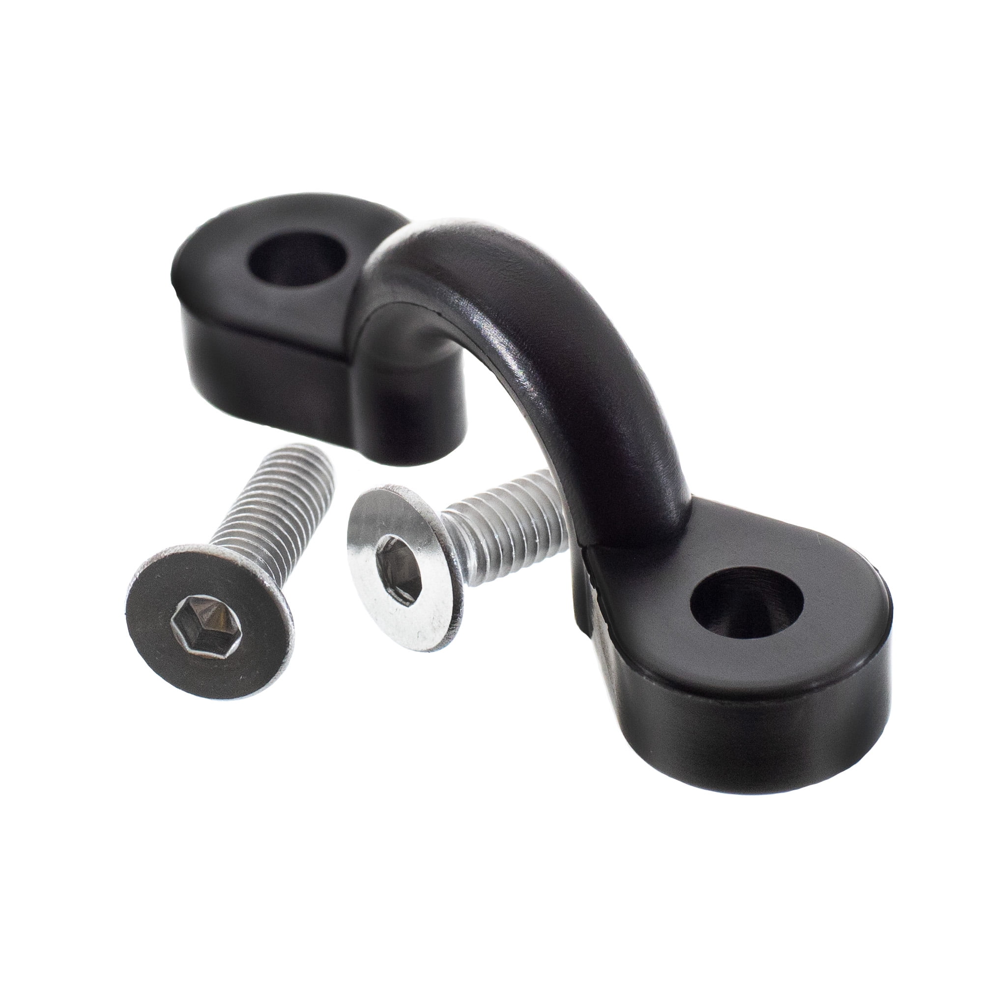 West Coast Paracord Black Kayak Strap Eye Screws - Available in 8, 10, 20, and 50 Packs