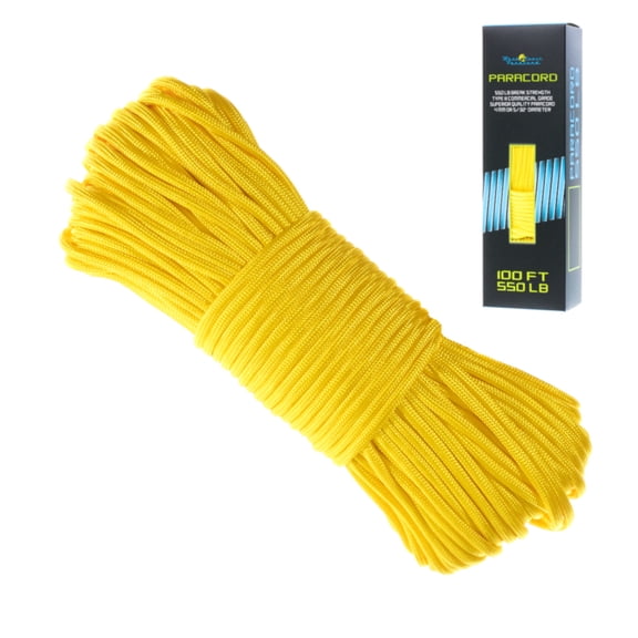 West Coast Paracord Boxed Paracord – 550 Parachute Cord in 100 Foot Lengths – Many Color Options