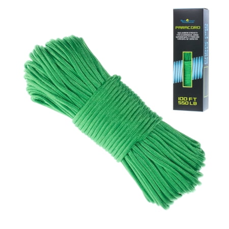 West Coast Paracord Boxed Paracord – 550 Parachute Cord in 100 Foot Lengths – Many Color Options