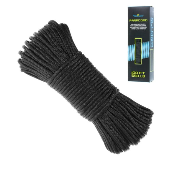 West Coast Paracord Boxed Paracord – 550 Parachute Cord in 100 Foot Lengths – Many Color Options