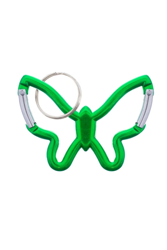 Butterfly Key Chain Key Clip - Double Sided Carabiner Design in Multiple Colors & Pack Sizes