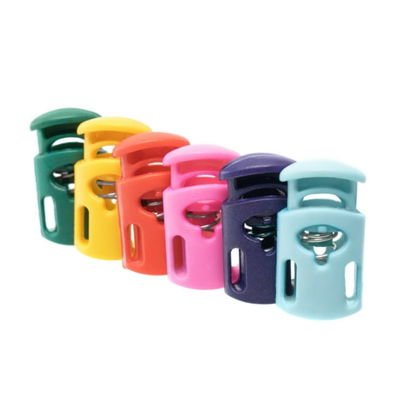 West Coast Paracord Dual Slot Slider Cord Lock - Multiple Colors Available - Variety of Pack Sizes - Perfect For Paracord Bracelets, Drawstrings, and Shoelaces