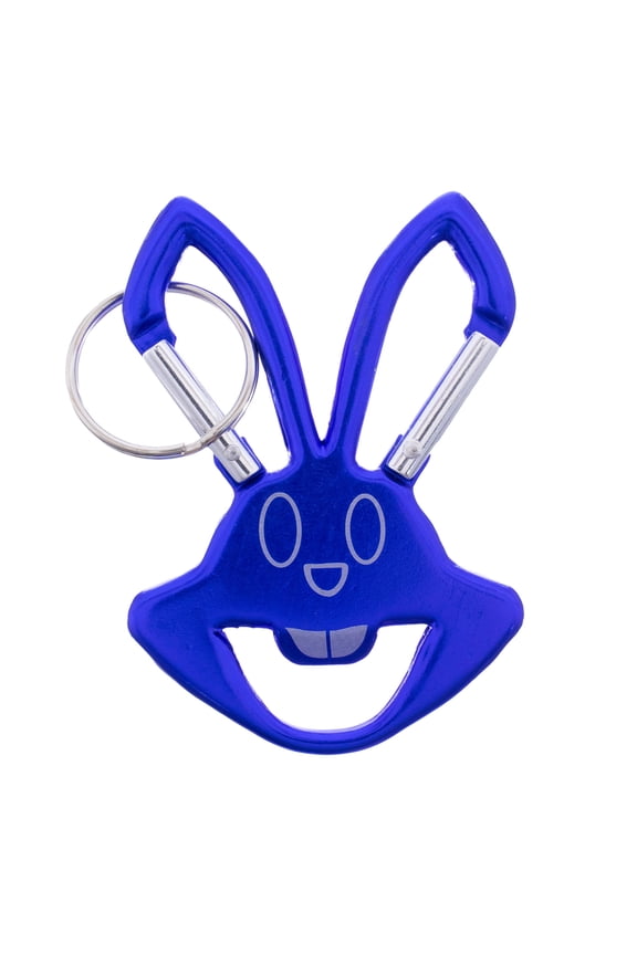 – Keychains Bottle Opener Keyring Chain Key Clips – Rabbit, Houses, & Cars (2-Pack)
