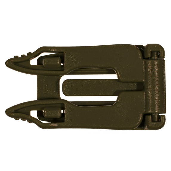 West Coast Paracord MOLLE Strap Carabiner Clip - Tactical Outdoor Colors - 2 Inch X 1 Inch Clips Attaches to Bag and Clothing Straps