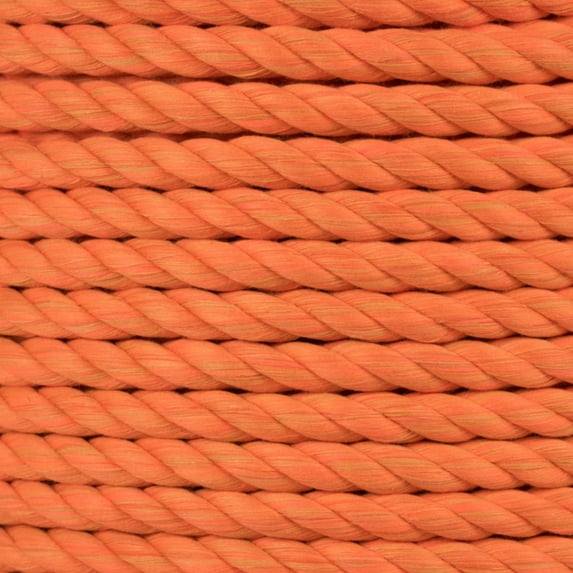 West Coast Paracord Natural Cotton Rope 1/2 Inch Twisted Soft Rope by the Foot in 25 Feet, 50 Feet, 100 Feet, and 600 Feet. Pet Safe and USA Made
