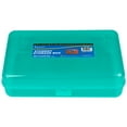 thumbnail image 1 of West Coast Paracord Transparent Colored Pencil Box Storage Office Organizer, 1 of 3