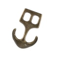 thumbnail image 1 of West Coast Paracord Two Hole Clasps - Metal Hook or Nautical Anchor - Silver or Bronze Colors in Multiple Pack Options, 1 of 5