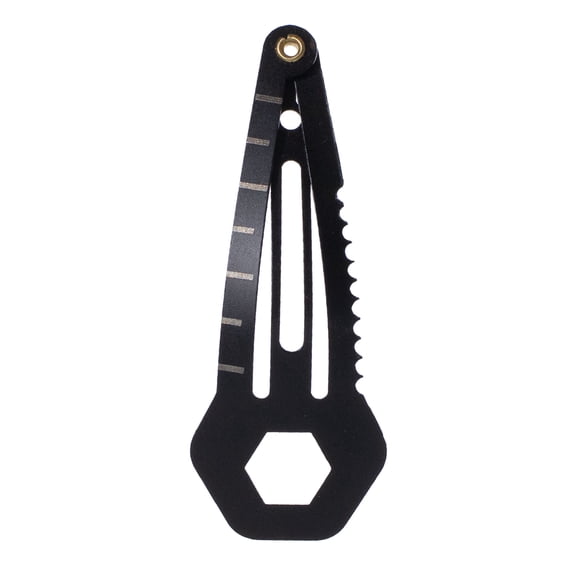West Coast Paracord Utility Hair Clip - 2 Pack, 5 Pack, and 10 Pack - Black and Silver