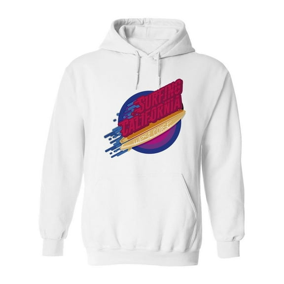West Coast Surfing. Hoodie Men -Image by Shutterstock, Male Medium