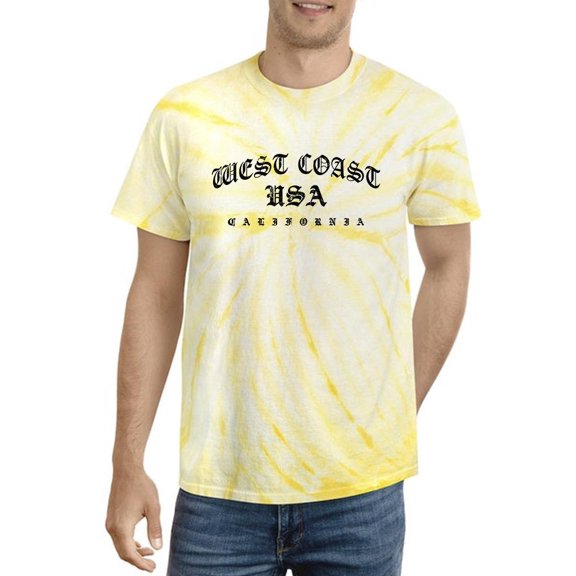 West Coast Usa Tie Dye Cyclone Men -Image by Shutterstock, Male XX-Large