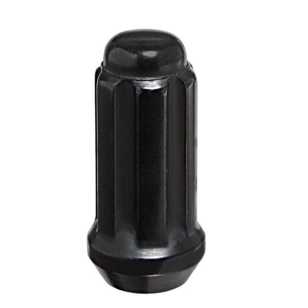 West Coast Wheel 1/2 Bulge Acorn Truck Spline Lug Nut 1.9^ Black^ W1012STB